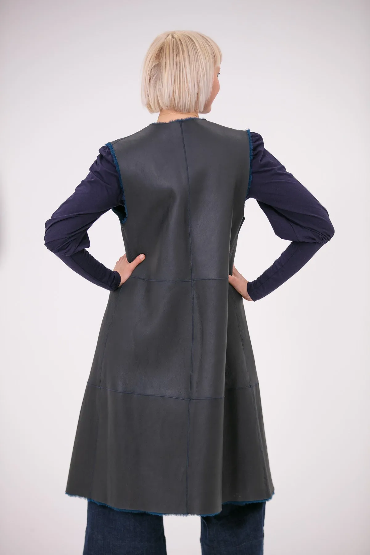 India Shearling Waistcoat
