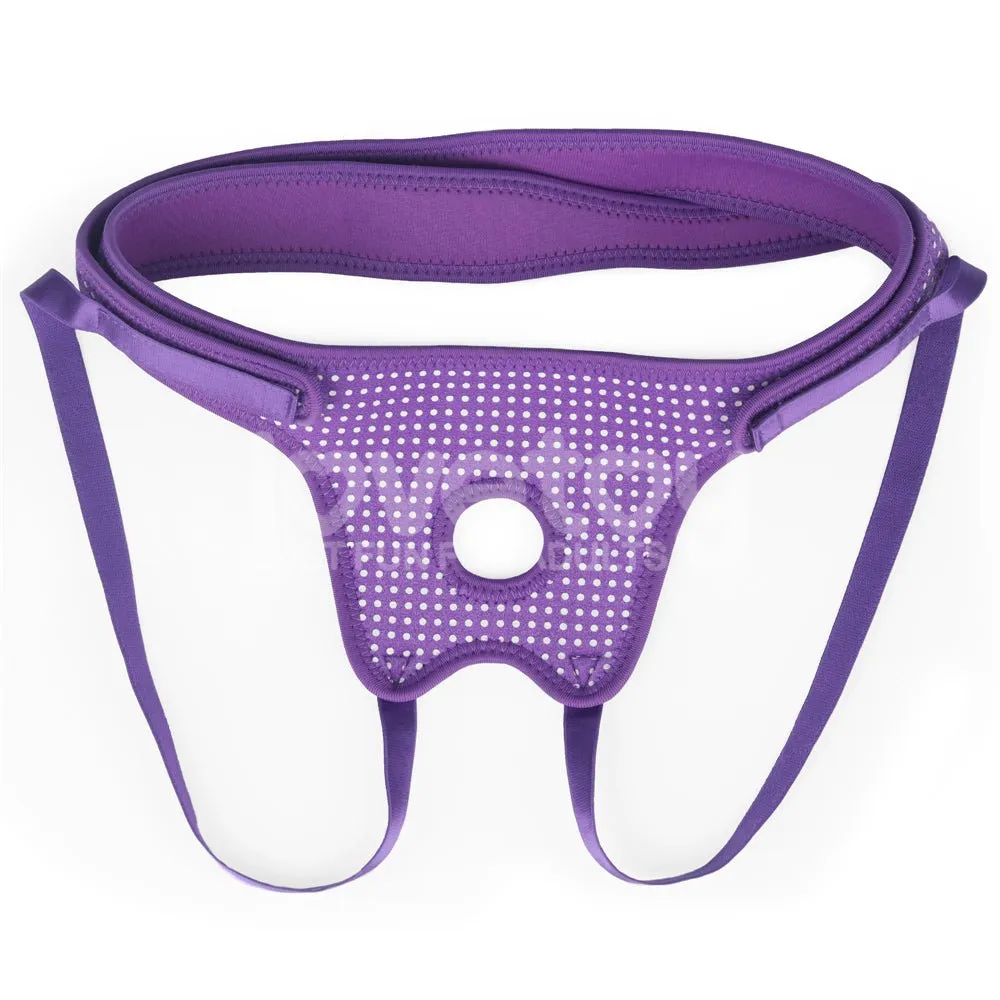 Ingen Easy Adjustable Strap-On Harness - Purple