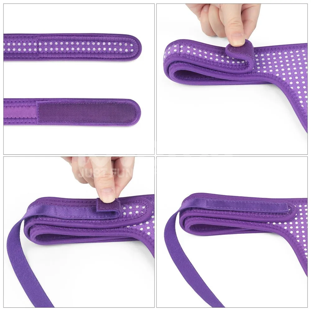 Ingen Easy Adjustable Strap-On Harness - Purple