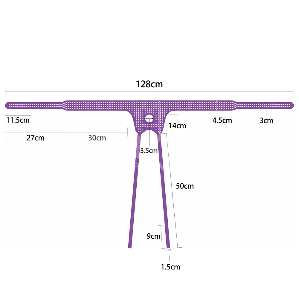 Ingen Easy Adjustable Strap-On Harness - Purple