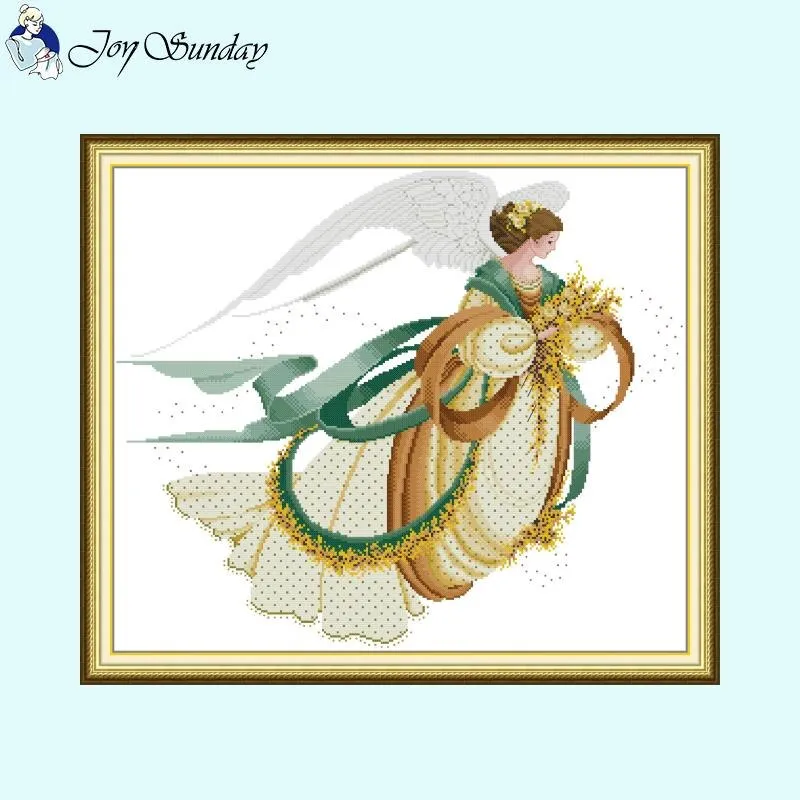 Joy Sunday Angel DIY Cross Stitch Kits