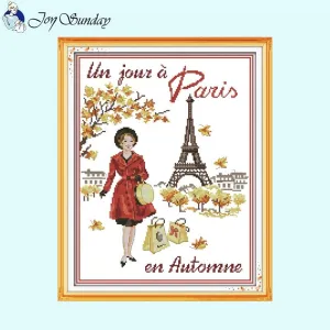 Joy Sunday Beautiful Lady Cross Stitch Kits