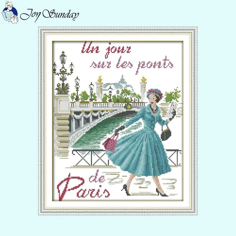 Joy Sunday Beautiful Lady Cross Stitch Kits