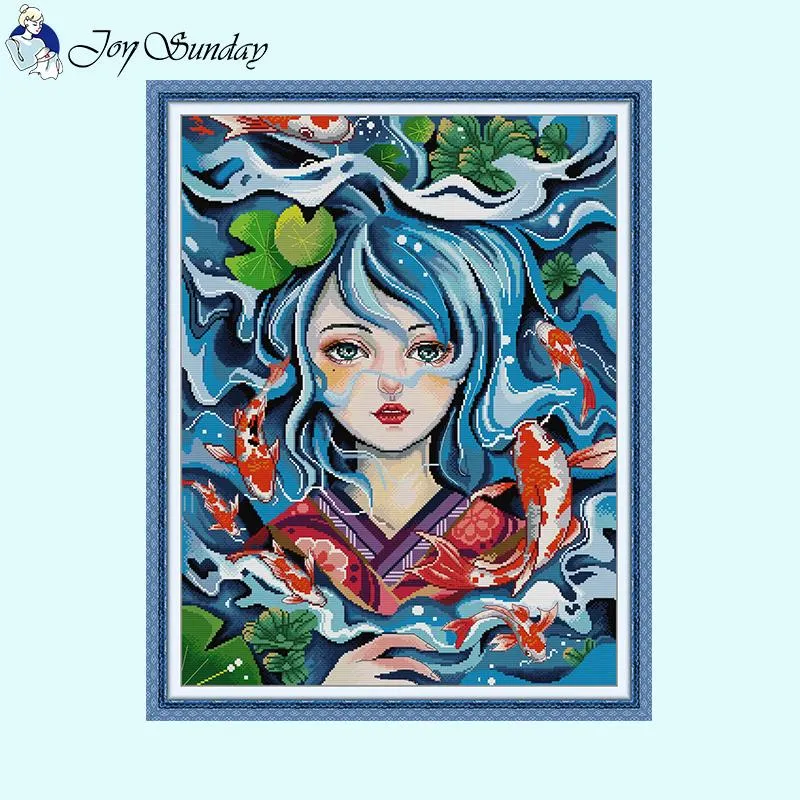 Joy Sunday Daughters of the Sea Character Cross Stitch Kit