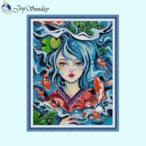 Joy Sunday Daughters of the Sea Character Cross Stitch Kit