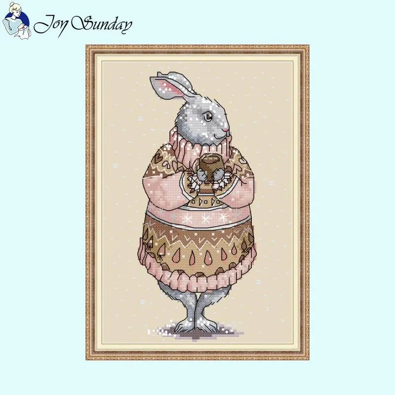 JoySunday Winter Sweater Animal Cross Stitch