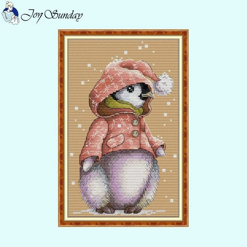 JoySunday Winter Sweater Animal Cross Stitch
