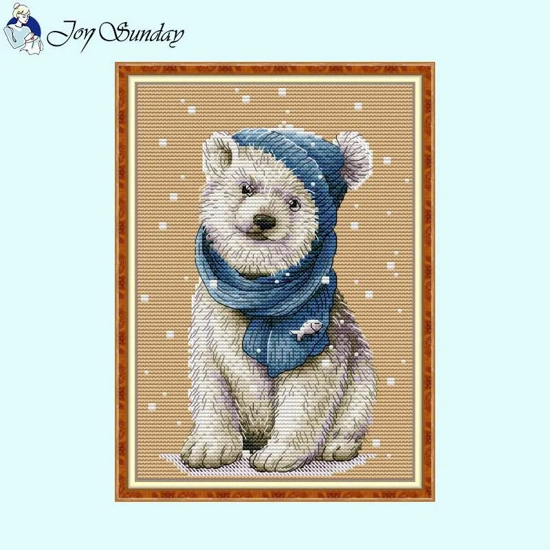 JoySunday Winter Sweater Animal Cross Stitch