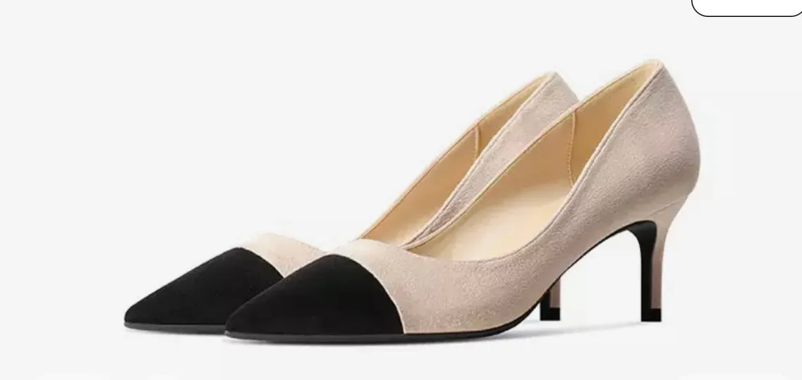 Kaia Two Tone Heels Size 3 (eu35) 6cm heel  IN STOCK