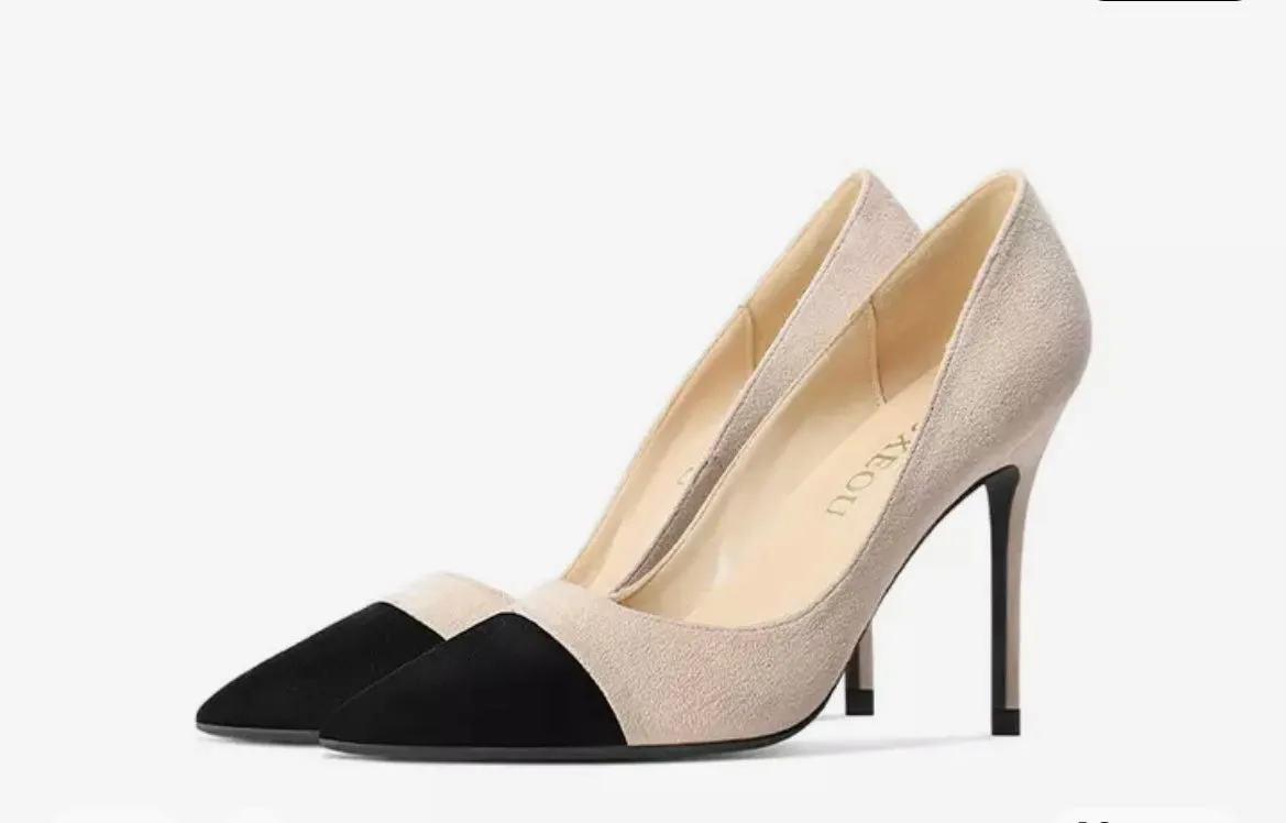 Kaia Two Tone Heels Size 3 (eu35) 6cm heel  IN STOCK