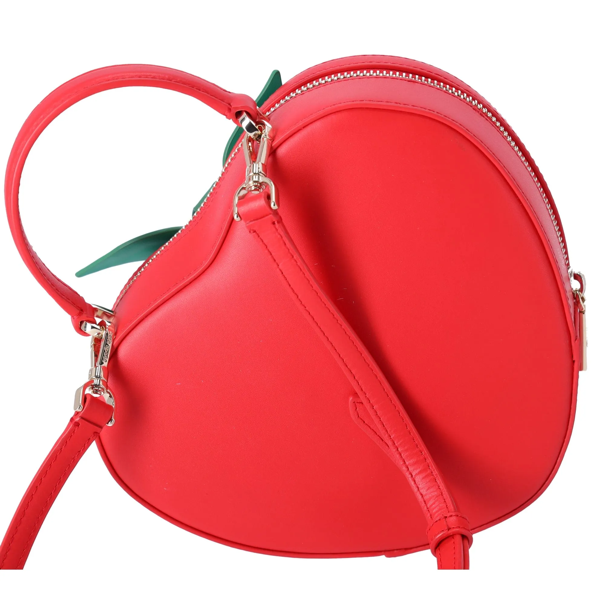 Kate Spade 3D Strawberry Crossbody Puffy Summer Berry Leather Bag Novelty