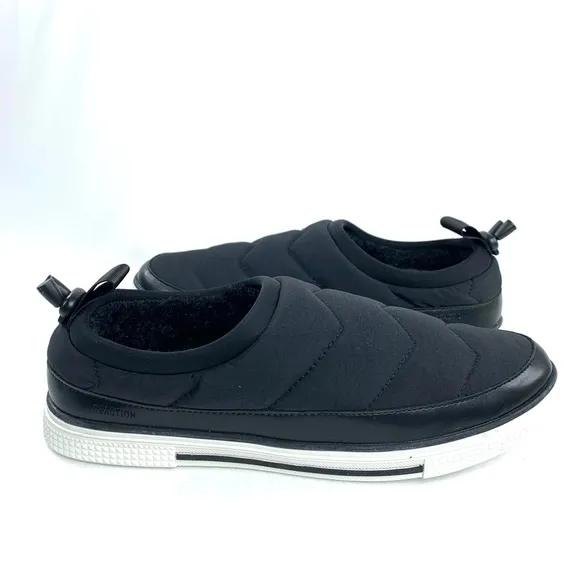 Kenneth Cole REACTION Amelio Men Size 10 Black Quilted Sneaker Soft Lined