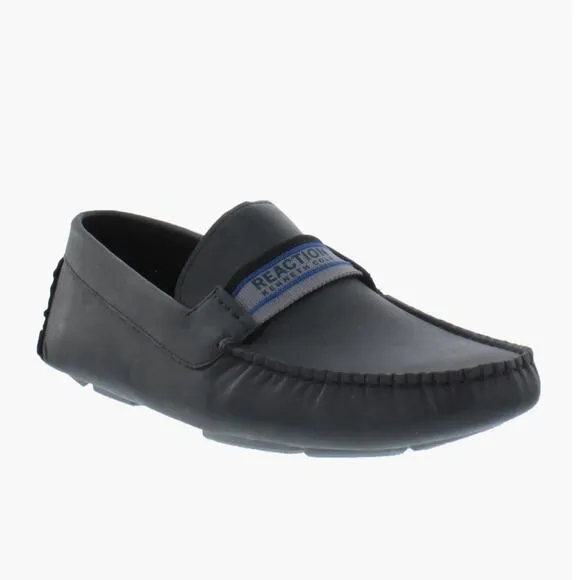 KENNETH COLE REACTION BLACK FAUX LEATHER DRIVER LOAFER🆕
