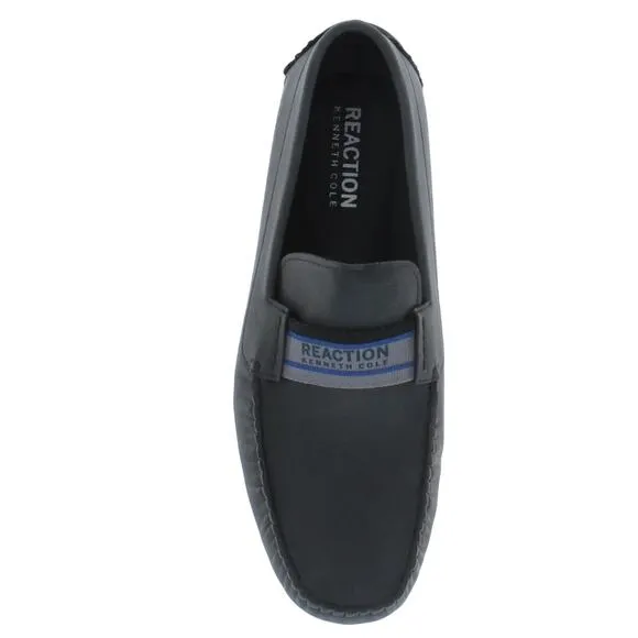 KENNETH COLE REACTION BLACK FAUX LEATHER DRIVER LOAFER🆕