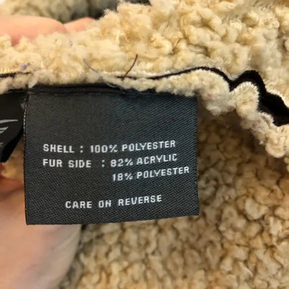 Kenneth Cole Reaction Sherpa jacket size small