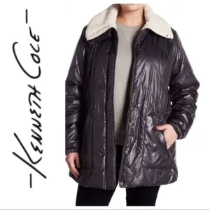 KENNETH Cole Shearling Lined Jacket NWT