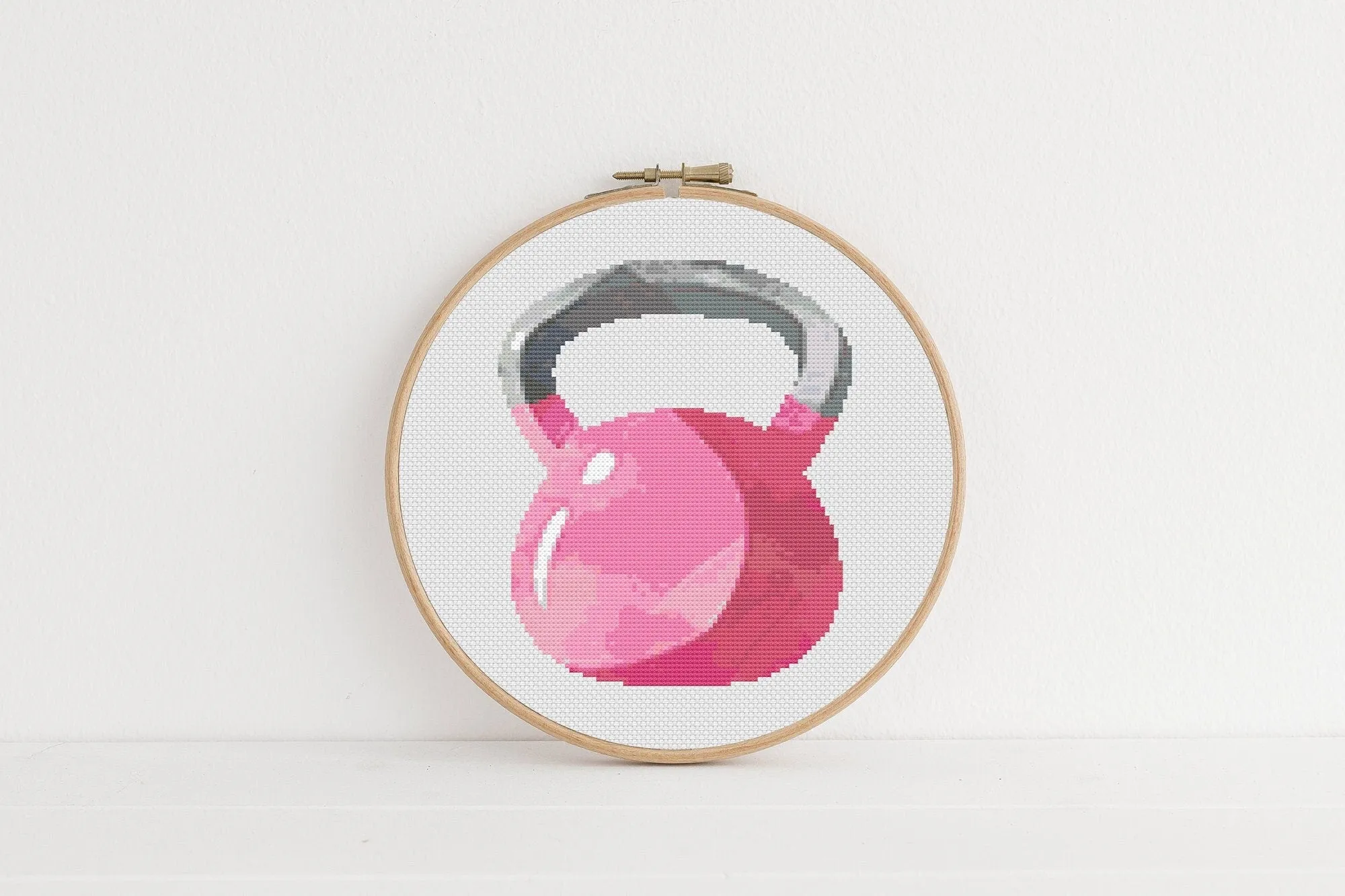 Kettleball Cross Stitch Pattern #1553