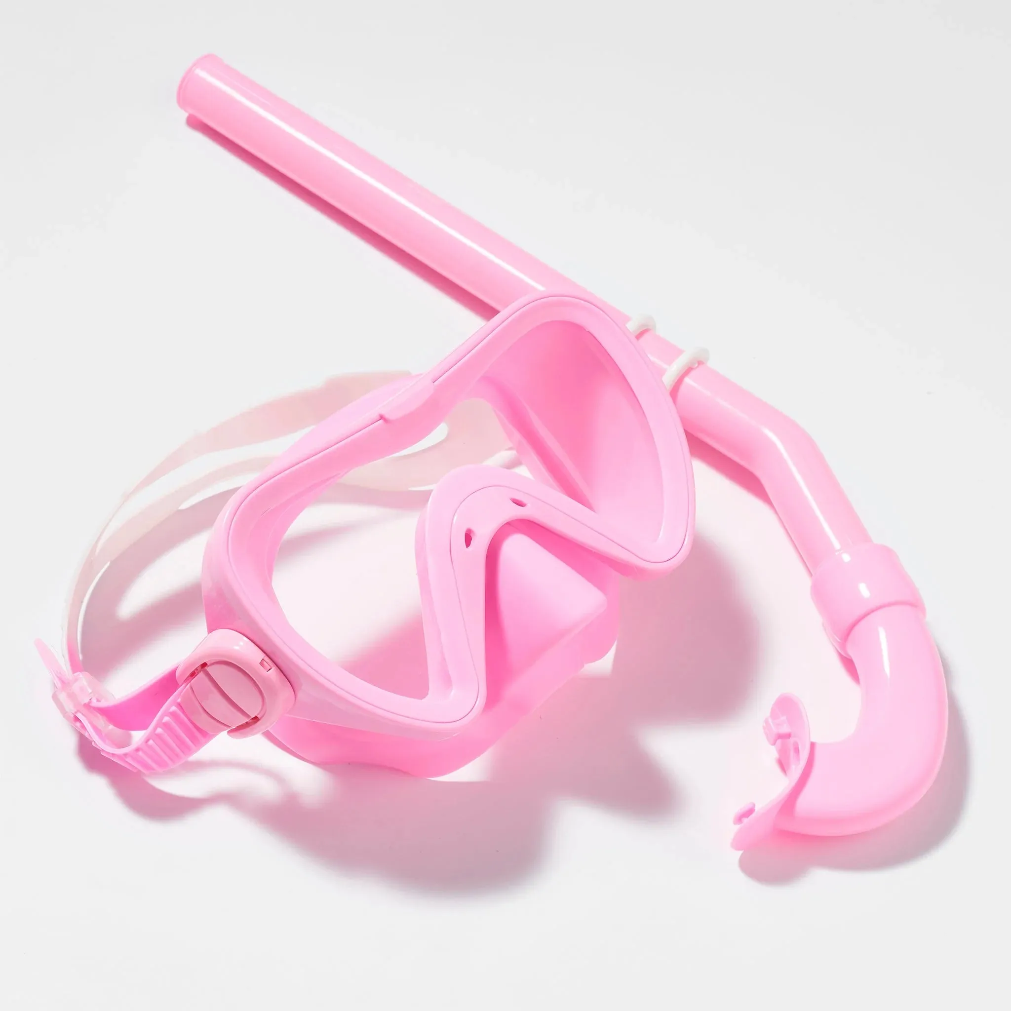 Kids Snorkel Set Medium Summer Sherbet Pink