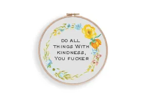 Kindness Cross Stitch Pattern #1968