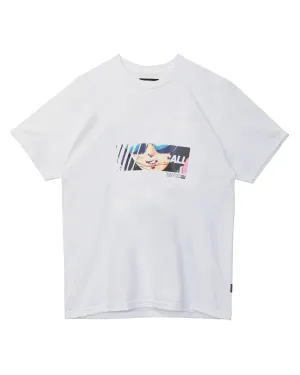 Konus Men's Anime Graphic Tee In White