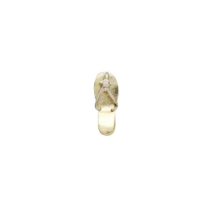 Ladies Flip Flop Slide Pendant (14K)