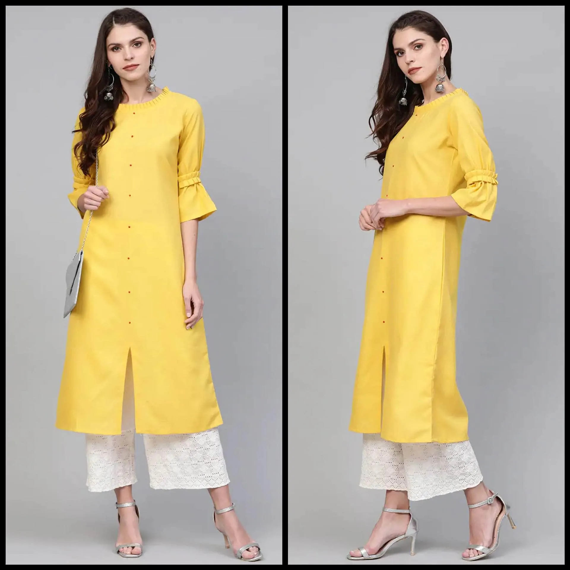 Lemon Tart Clothing LTK138 Stitch Detail Stitched Kurti