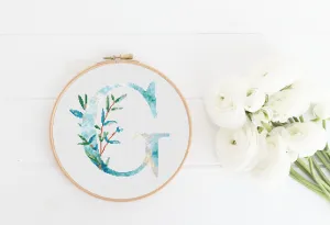 Letter G Cross Stitch Pattern #397