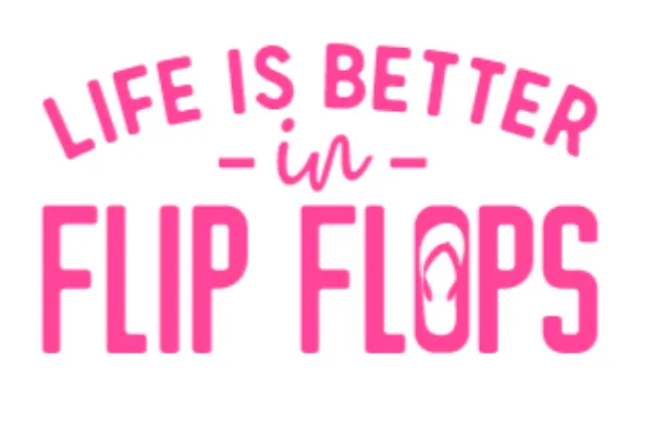 Life is Better in Flip Flops Black Unisex Short Sleeve T-shirt