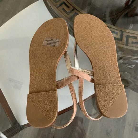 🤍🤍LILLY PULITZER RITA CORK T-STRAP SANDAL!🤍🤍