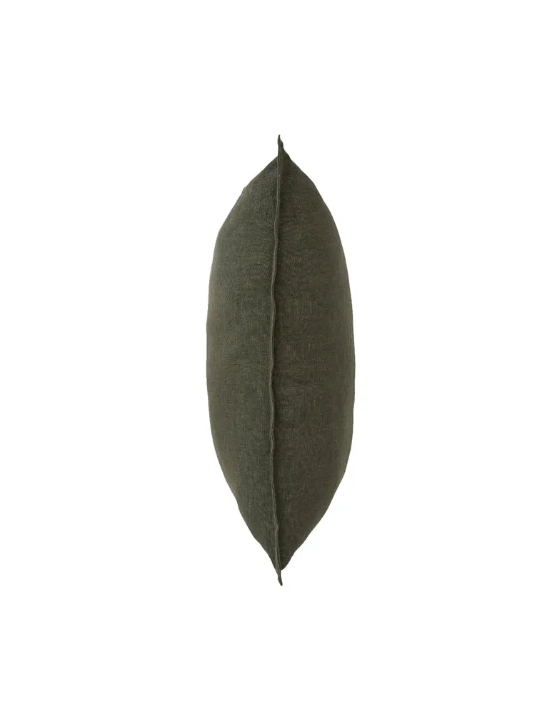 Linen Cosmo Cushion Khaki