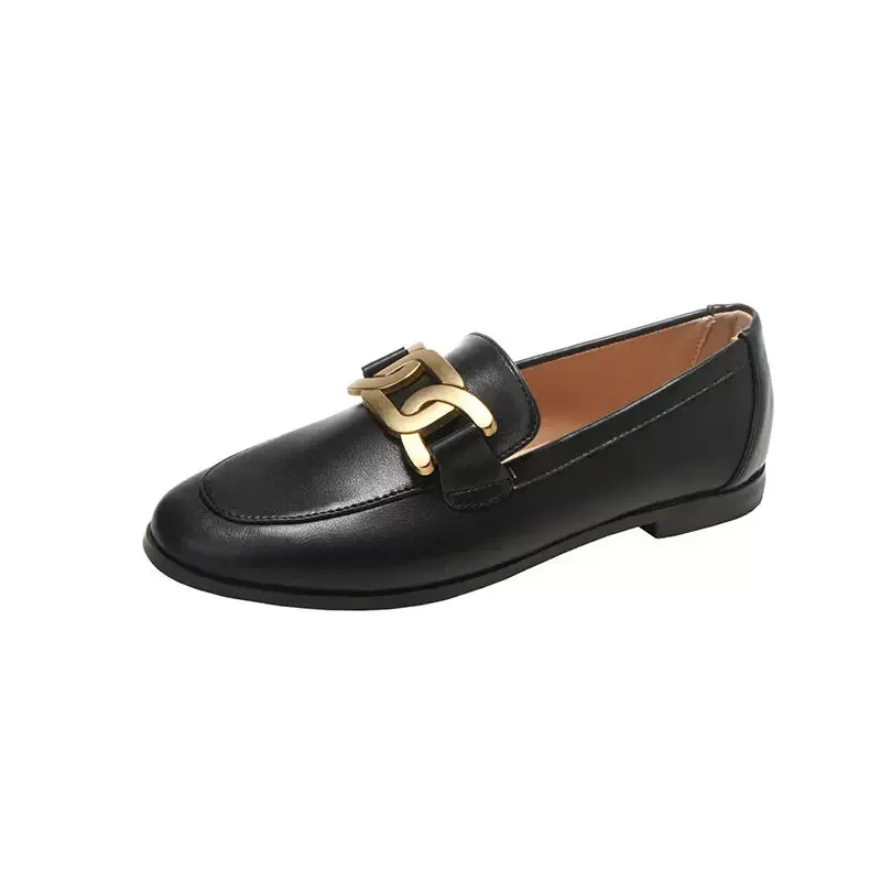 Loafers with chains for women