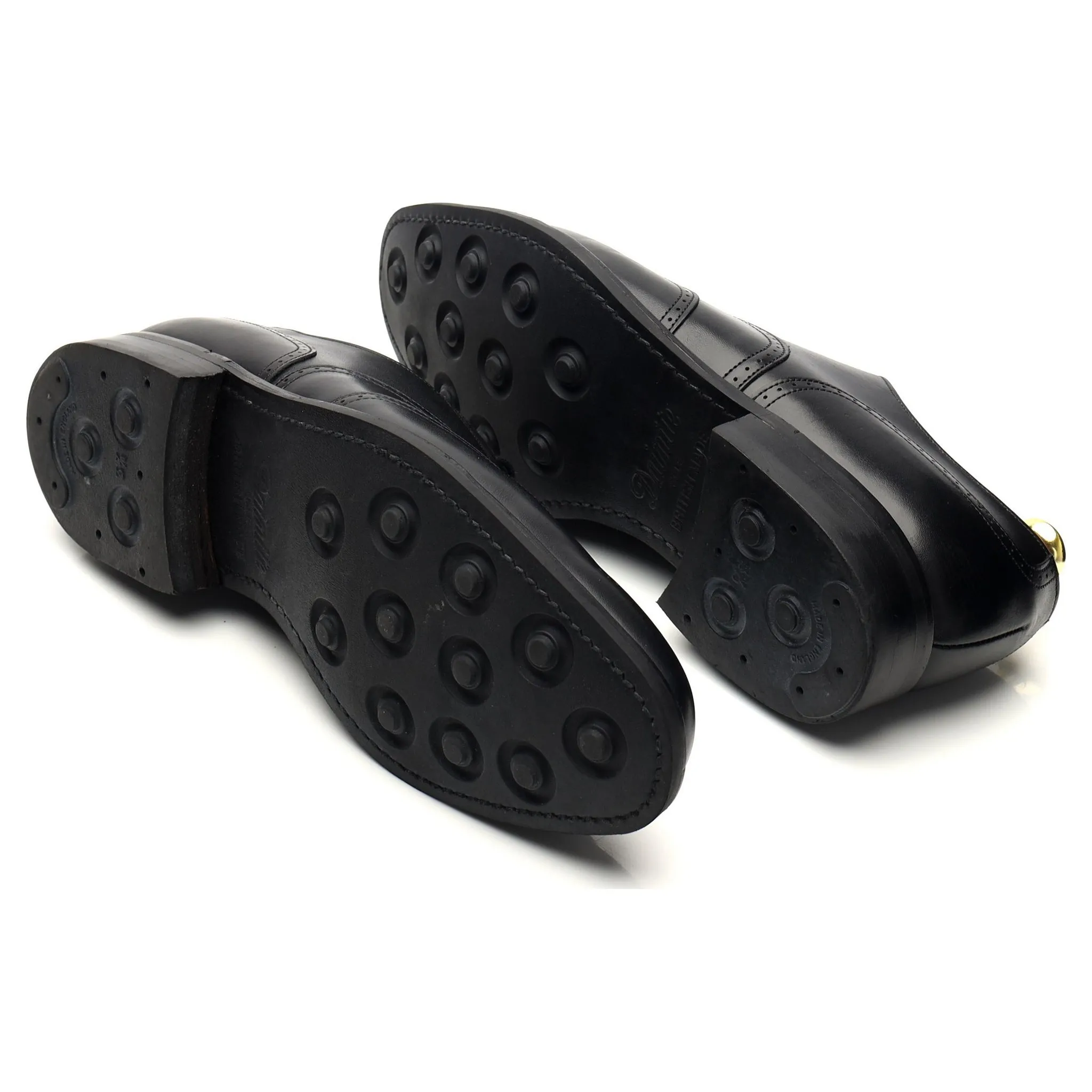 'Loddington' Black Leather Oxford Brogues UK 8 G