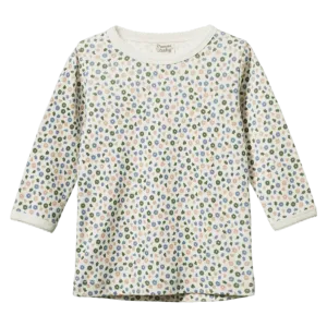 Long Sleeve Cloud Tee - Chamomile Blooms