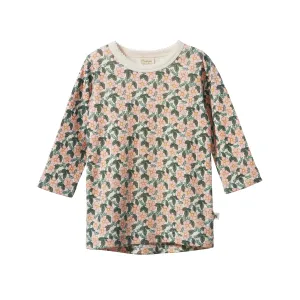 Long Sleeve Cloud Tee - Garland Print
