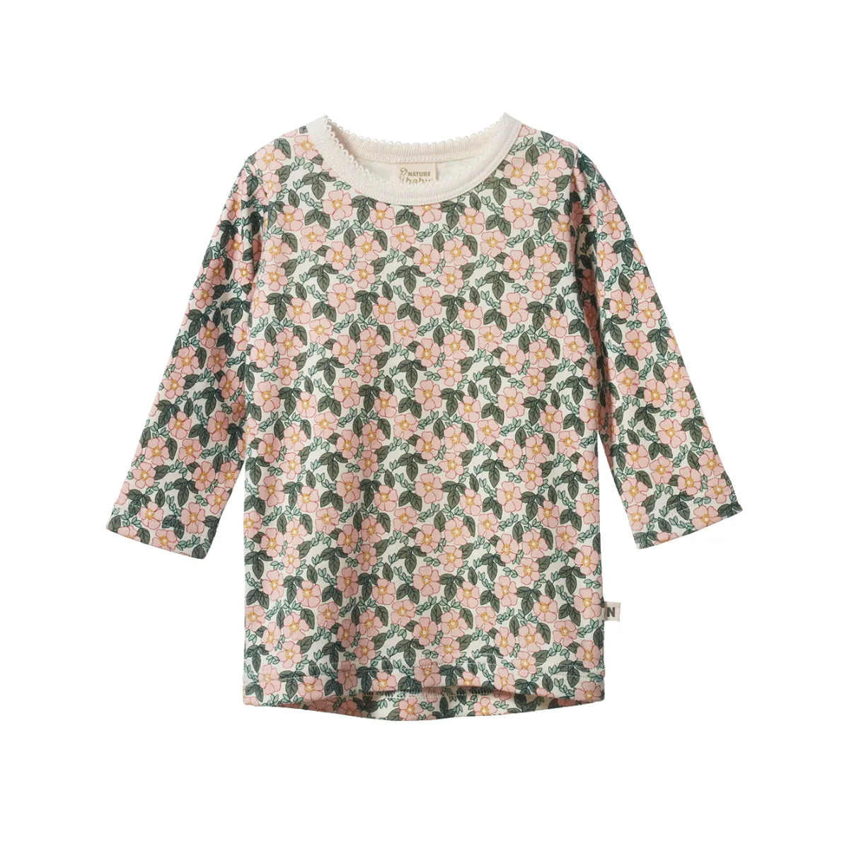 Long Sleeve Cloud Tee - Garland Print