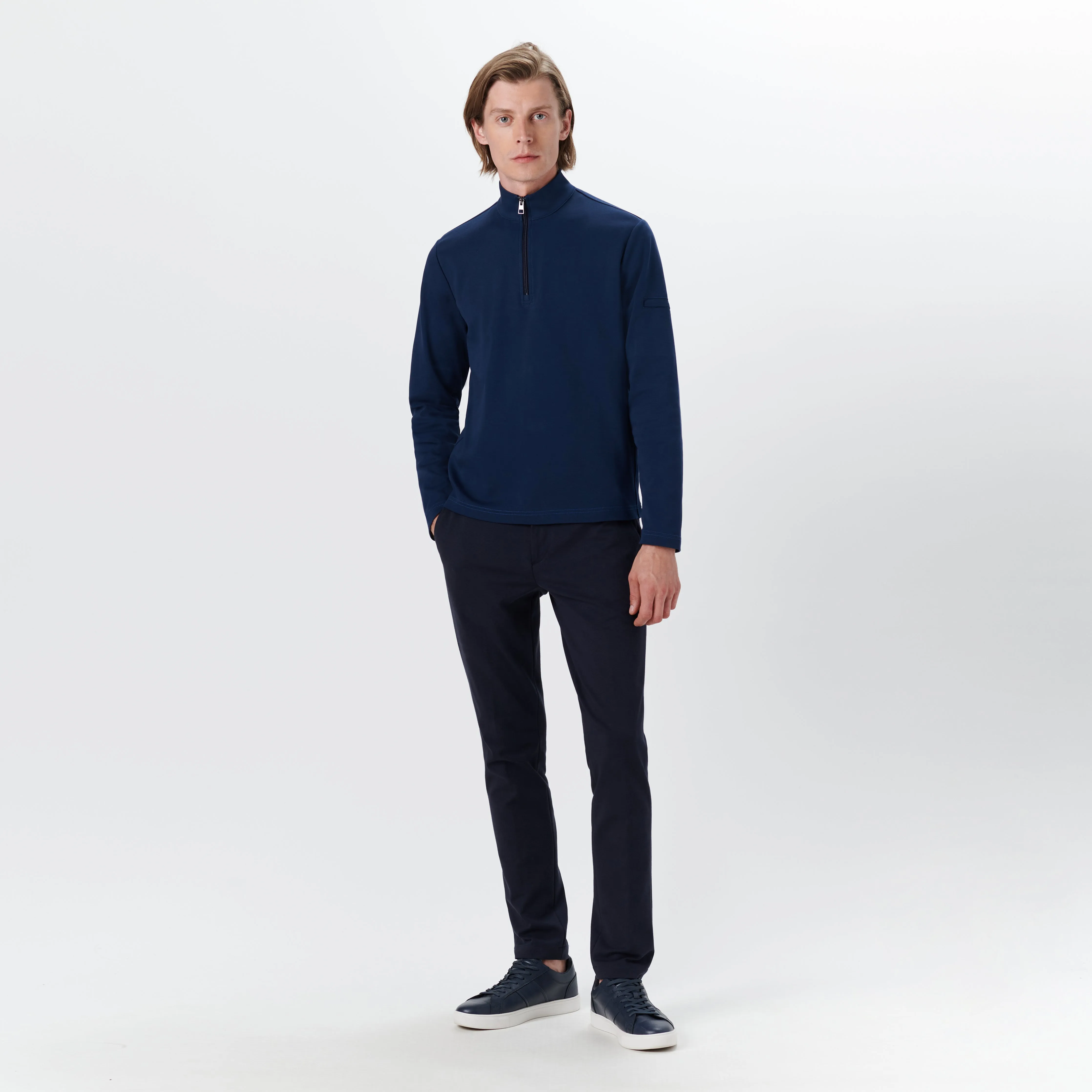 Long Sleeve Quarter Zip Pullover