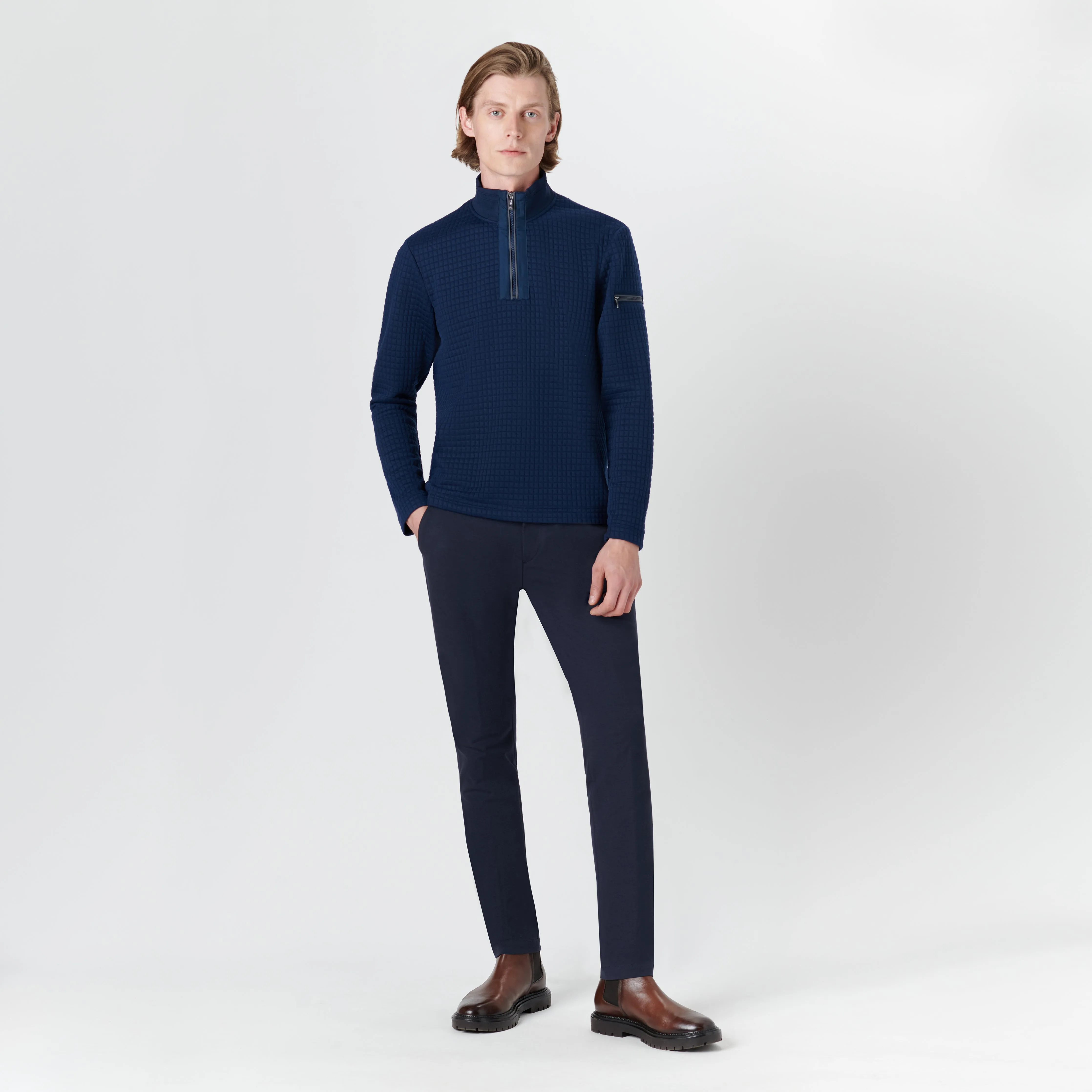 Long Sleeve Quarter Zip Pullover