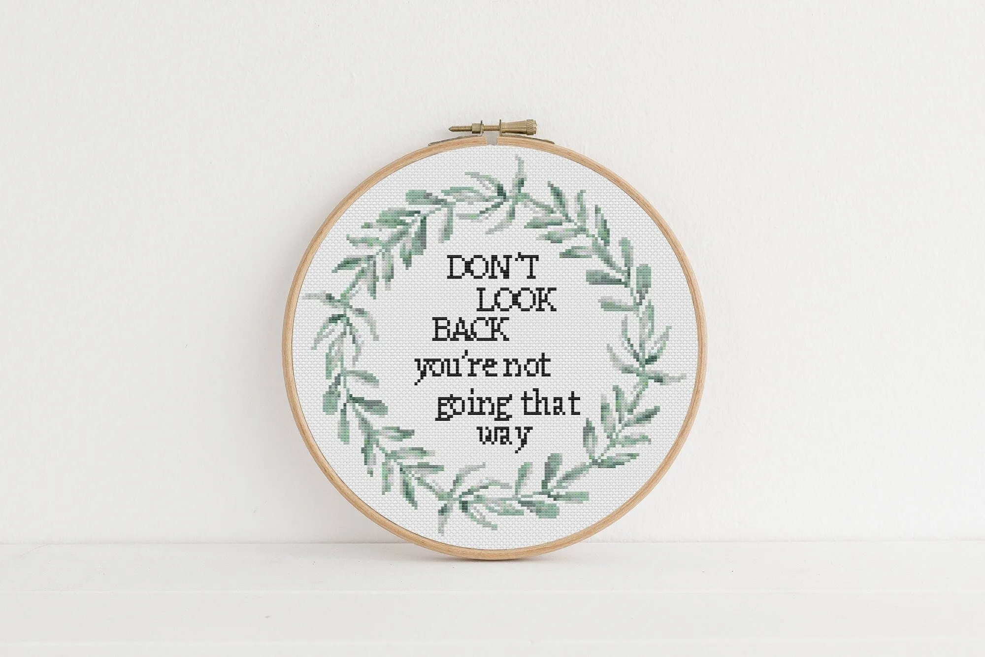 Look Back Cross Stitch Pattern #558