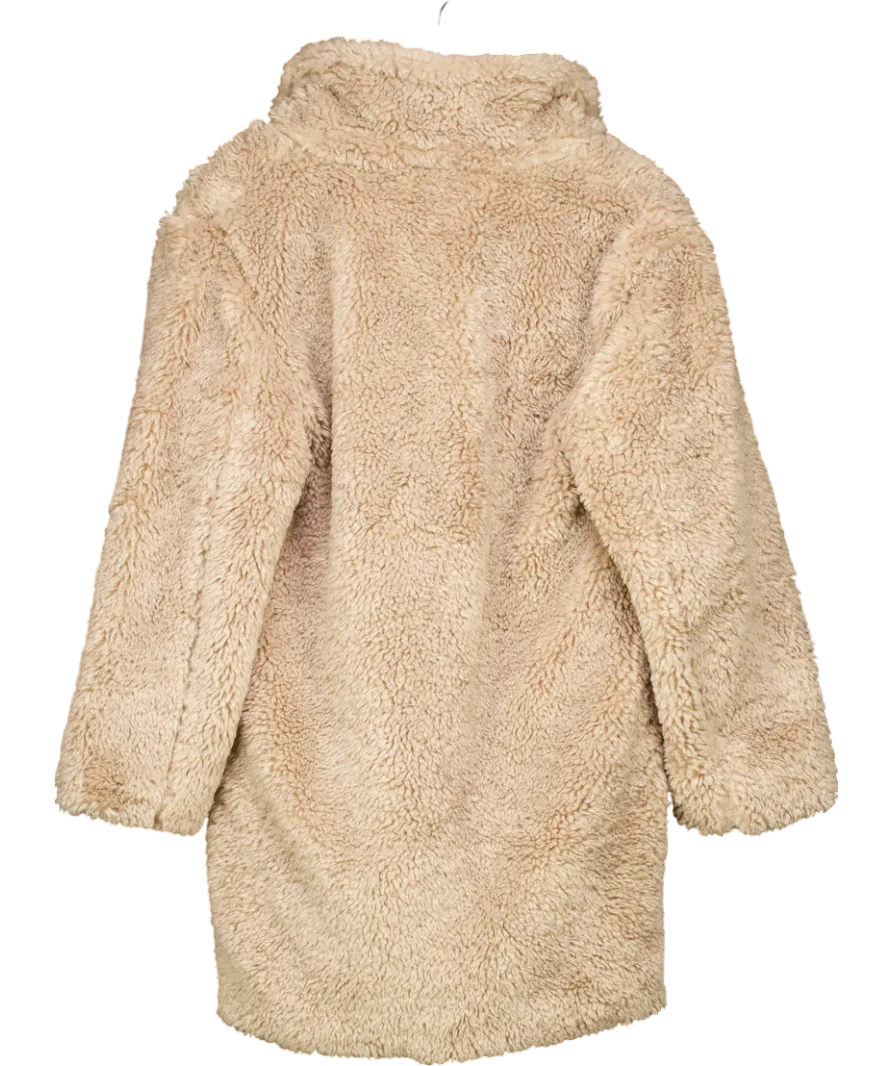 MANGO Beige Shearling Effect Coat 12 Years