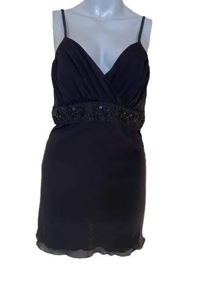 Mariposa Black V-Neck Top