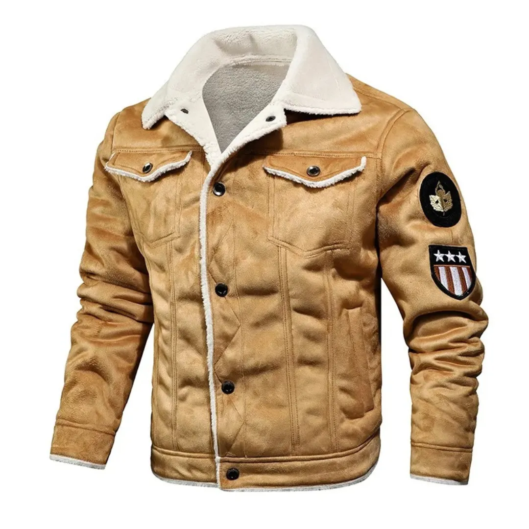 Maverick Shearling-Lined Leather Jacket