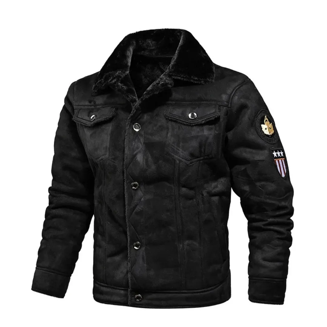Maverick Shearling-Lined Leather Jacket