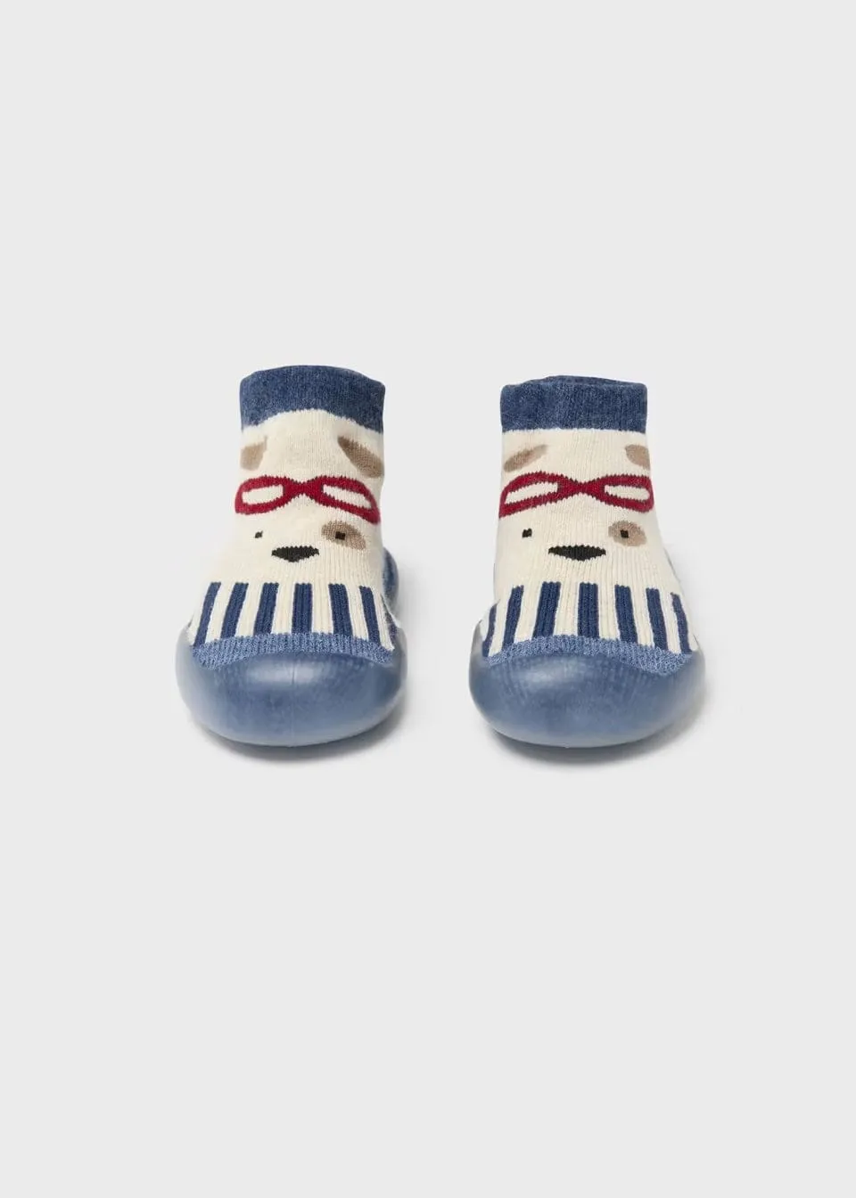 Mayoral Blue Rubber Shoe Socks