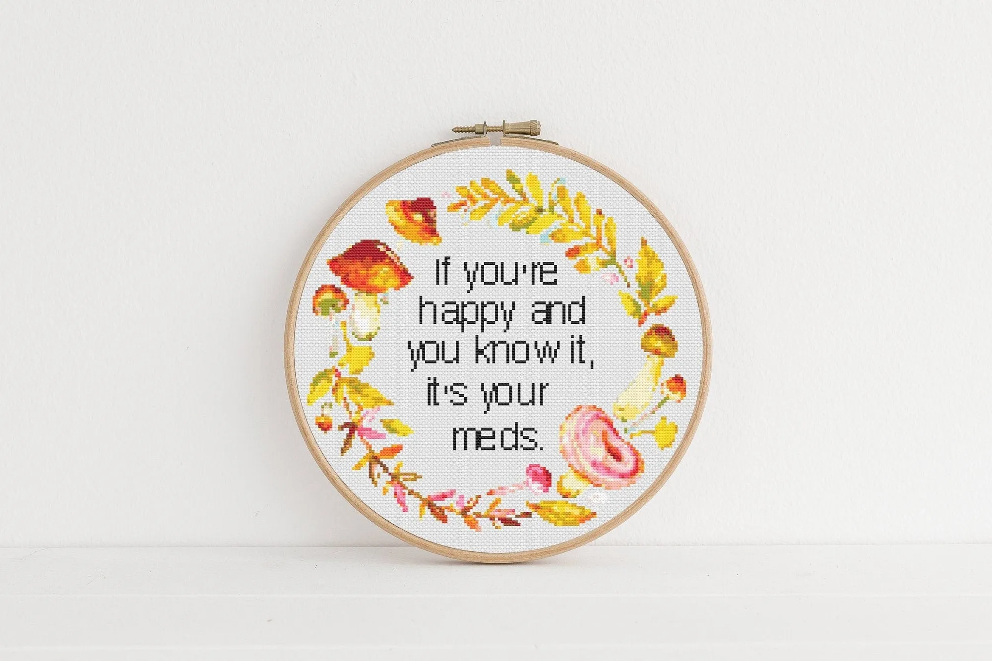 Meds Cross Stitch Pattern #904