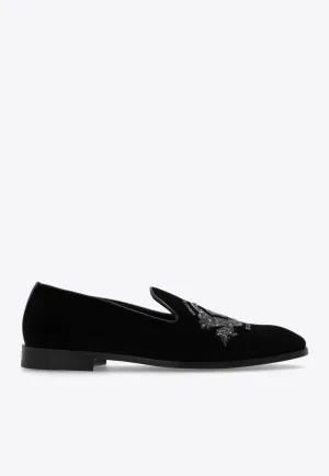Medusa Milano Velvet Slippers