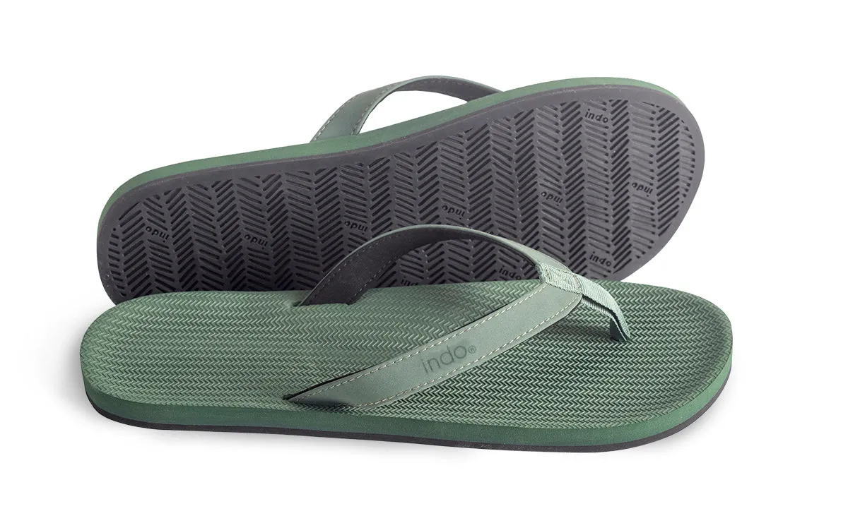 Men's Flip Flops - Leaf
