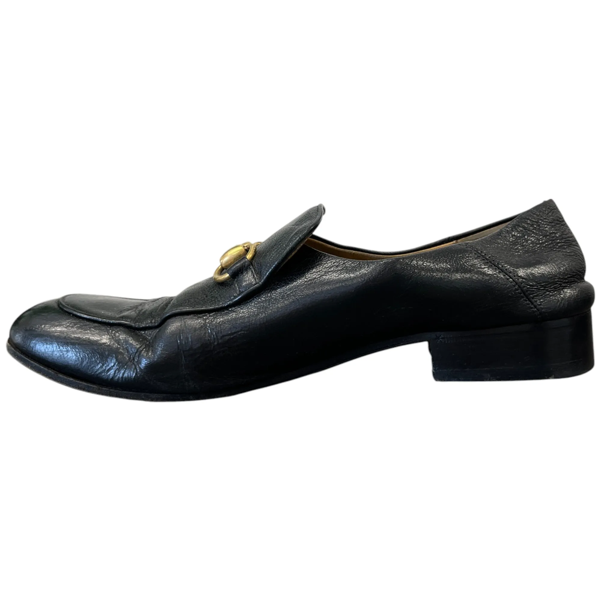 Men's Horsebit Loafers Black Size EU 41 / UK 7