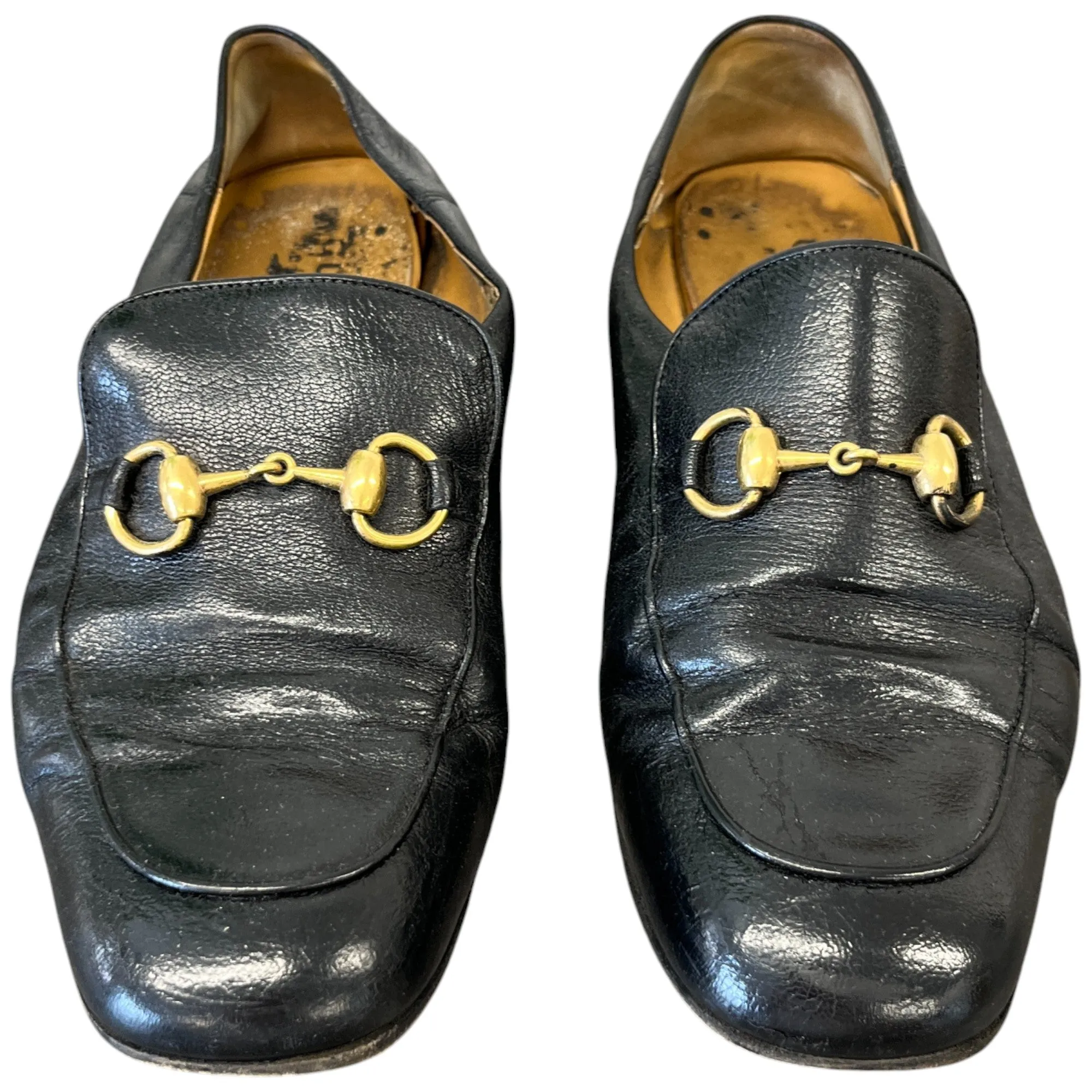 Men's Horsebit Loafers Black Size EU 41 / UK 7