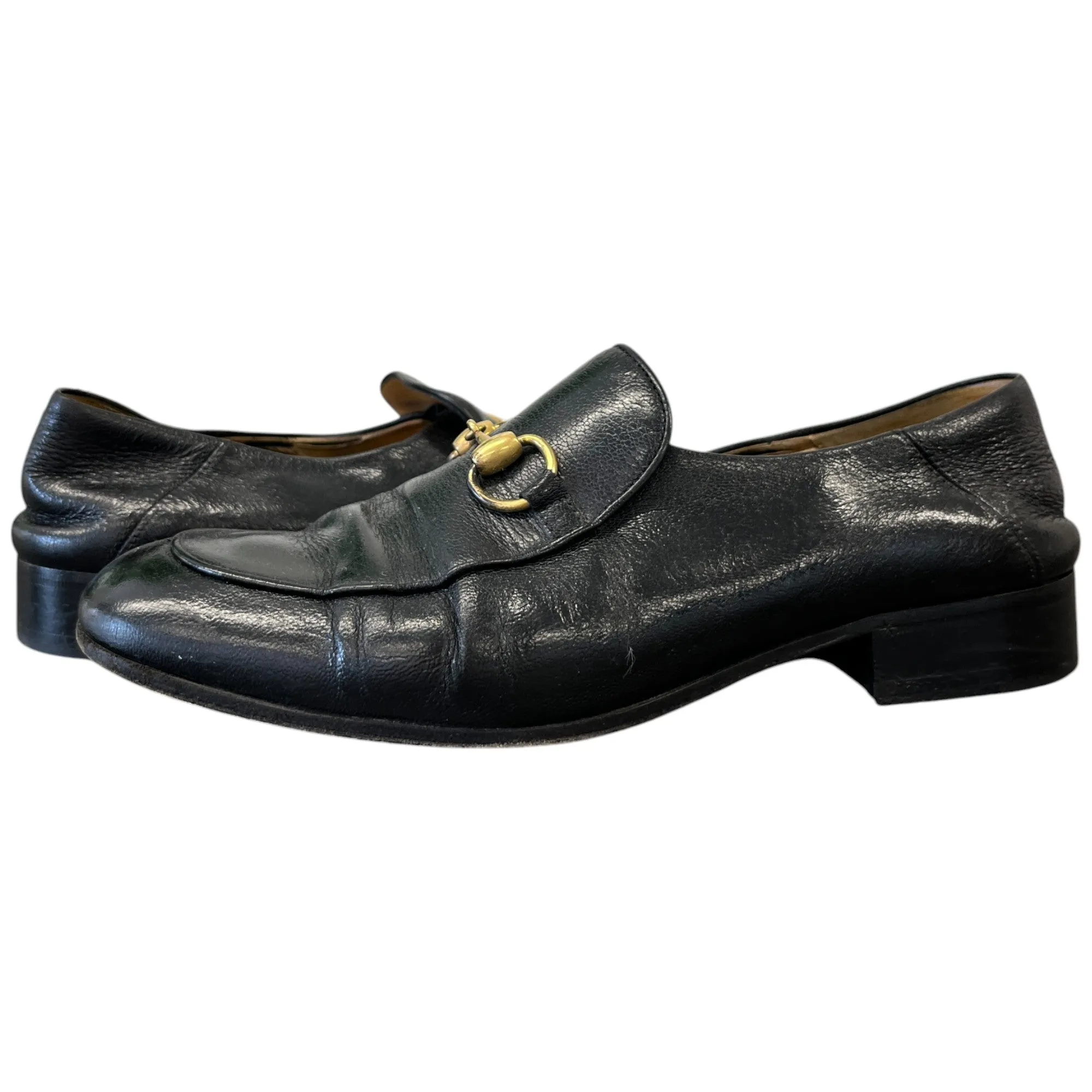 Men's Horsebit Loafers Black Size EU 41 / UK 7