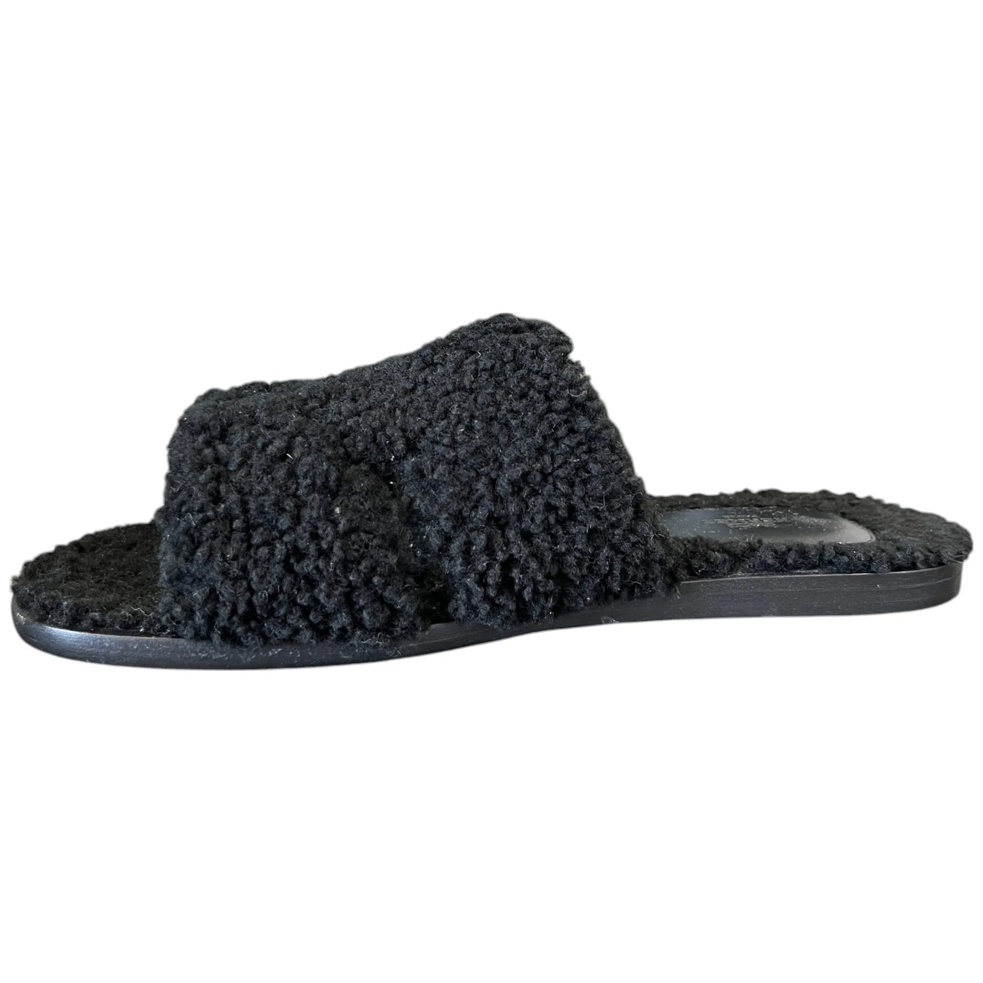 Men's Izmir Shearling Sandals Black Size EU 44 / UK 10